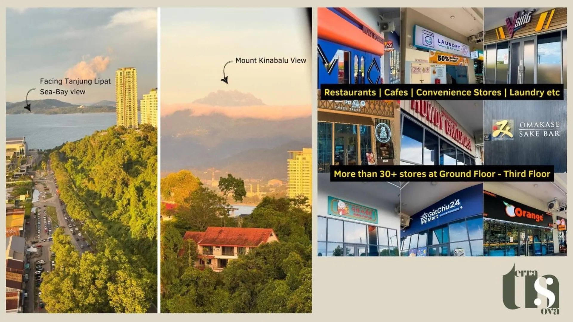 Jq Tower 2-Facing Sea-Bay & City High Floor Kota Kinabalu Malezya